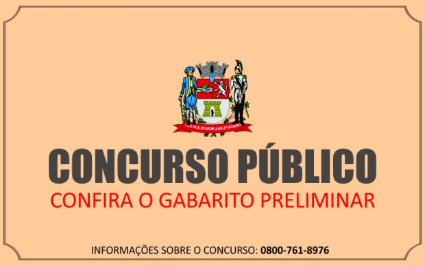 Gabarito Preliminar  – Concurso Público Câmara Jacareí