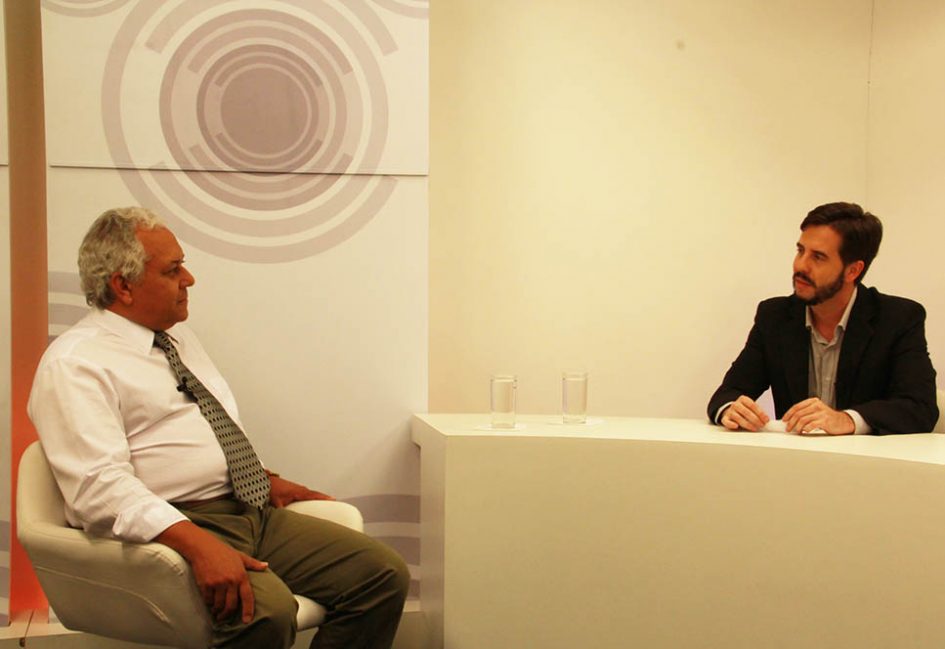 Secretário Paulo Hasmann no programa TV Câmara Entrevista