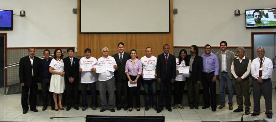 Câmara faz Sessão Solene para homenagear doadores de sangue de Jacareí