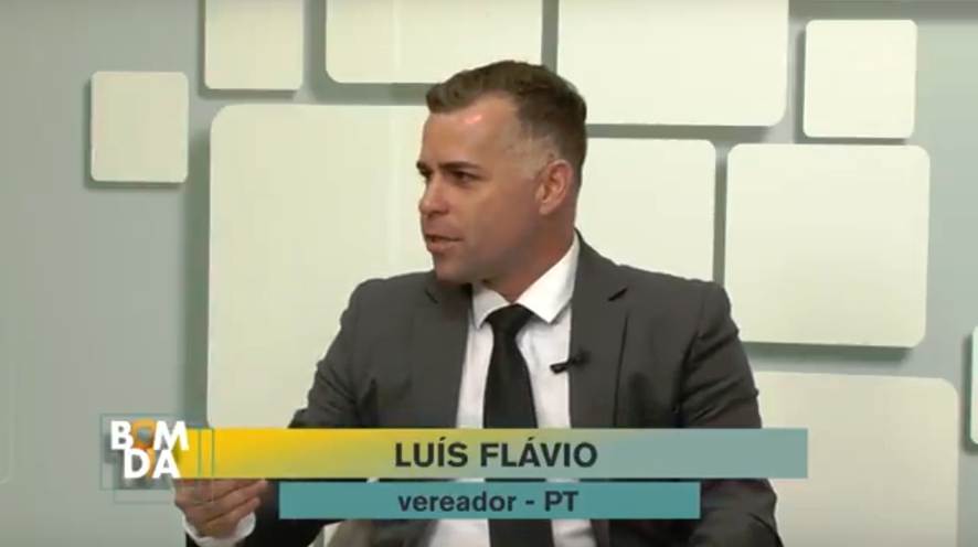 Vereador Luís Flávio participa do programa Bom Dia Jacareí