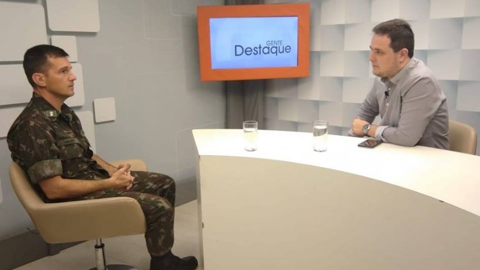 Gente em Destaque entrevista o novo comandante do Tiro de Guerra de Jacareí