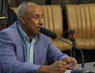Paulinho dos Condutores pede substituição de poste à EDP no Jardim Santa Marina
