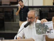 Valmir questiona falta de manutenção em ponte sobre o Rio Parateí