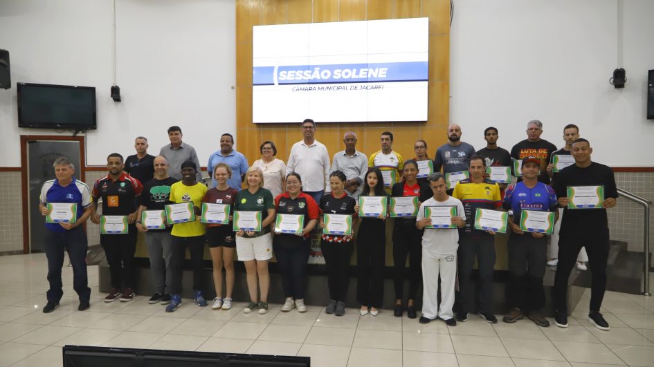 Câmara concede prêmio ‘Jorge Araújo de Destaque Esportivo’ categoria adulto