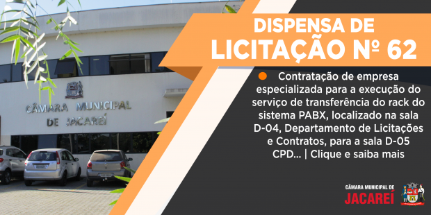 DISPENSA Nº 62/2025