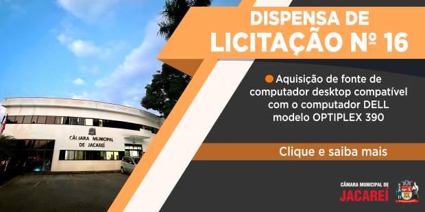DISPENSA Nº 16/2026