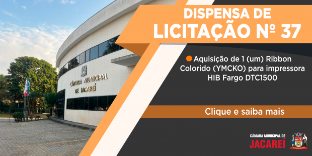 DISPENSA Nº 37/2026