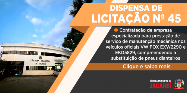 DISPENSA Nº 45/2026